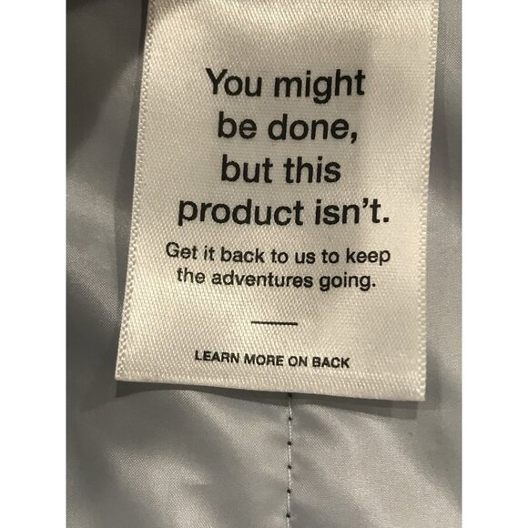 The North Face Jacket Womens Size Small Blue Circaloft Packable With Bag Hooded - Picture 13 of 16